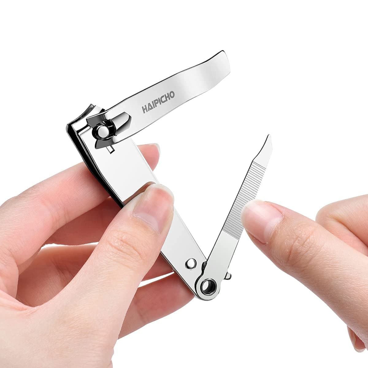 Nail Clipper, Made with Heavy Duty Stainless Steel, Suitable for Thick Fingernail Toenail Men Women (Silver 1 Pack) — view 3