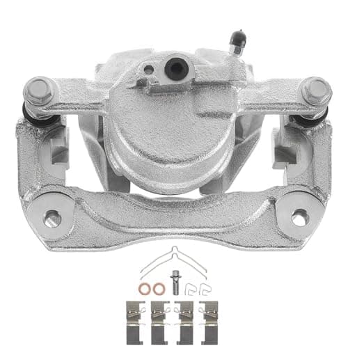 Detroit Axle - Front Brake Calipers for 07-17 Toyota Camry 08-18 Avalon 07-18 Lexus ES350, Disc Brake Calipers with Bracket 2007 2008 2009 2010 2011 2012 2013 2014 2015 2016 2017 Replacement — view 3
