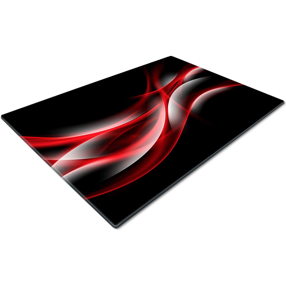 Glass Worktop Savers | Worktop Protectors Heat Resistant | Catering Chopping Boards | Over The Sink Chopping Board | Large | Black Red White