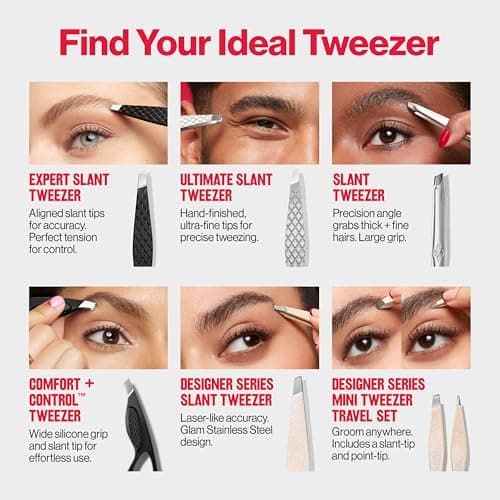 Revlon Expert Slant Tweezer, High Precision For an Easy Hair Removal, Made With Stainless Steel, 1 Count — view 10