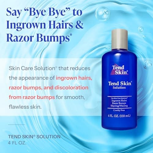 Tend Skin Liquid For Razor Bumps, Ingrown Hairs, & Razor Burn- For Men & Women 4oz