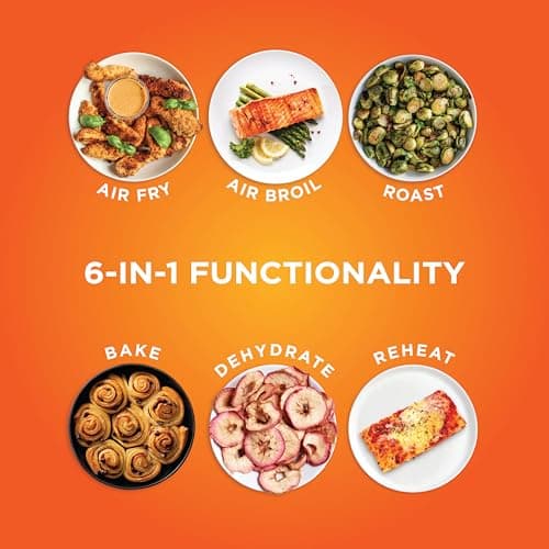 Ninja DZ201 Foodi 8 Quart 6-in-1 DualZone 2-Basket Air Fryer with 2 Independent Frying Baskets, Match Cook & Smart Finish to Roast, Broil, Dehydrate & More for Quick, Easy Meals, Grey — view 2