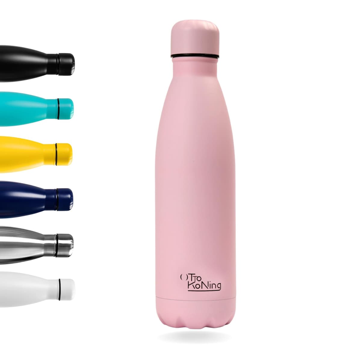 Water Bottle Otto Koning 1L - 1 Litre Stainless Steel Vacuum Insulated Flask - Keeps Cold 24h / Hot 12h - Large Leak Proof & BPA Free Metal Drinks Bottle for Gym, Hiking & Sports — view 16