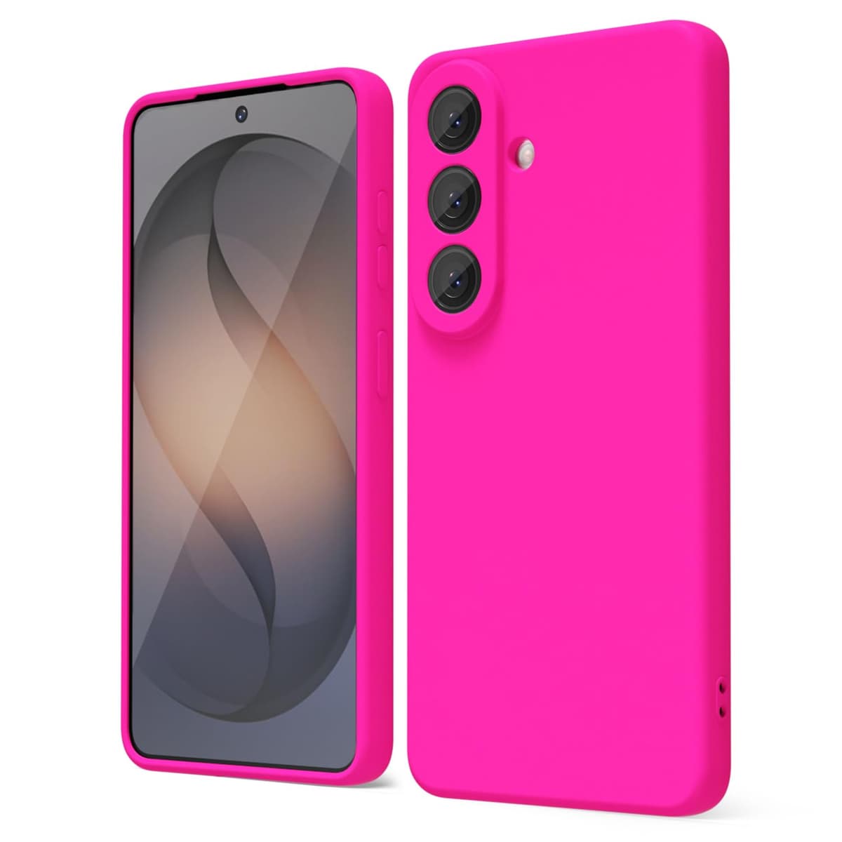 oakxco for Samsung Galaxy S23 Phone Case Liquid Silicone,Cute Thin Slim Soft Rubber TPU Plain Smooth Gel Cover for Women Girl Aesthetic Design, Matte Solid Protective & Shockproof, Burgundy Plum Wine — view 310