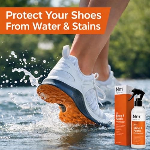 Nanoman Shoe & Fabric Protector Spray 250mL – Waterproof & Stain Repellent for Sneakers, Suede, Leather & Clothing | PFAS-Free