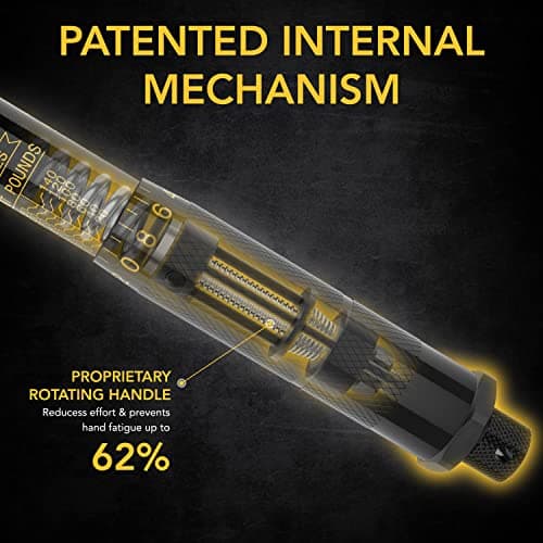 LEXIVON Torque Wrench 1/2-Inch Drive Click 10~150 Ft-Lb/13.6~203.5 Nm (LX-183) — view 3