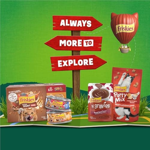 Purina Friskies Gravy Swirlers with Flavors of Chicken, Salmon and Gravy Dry Cat Food - 22 lb. Bag — view 9