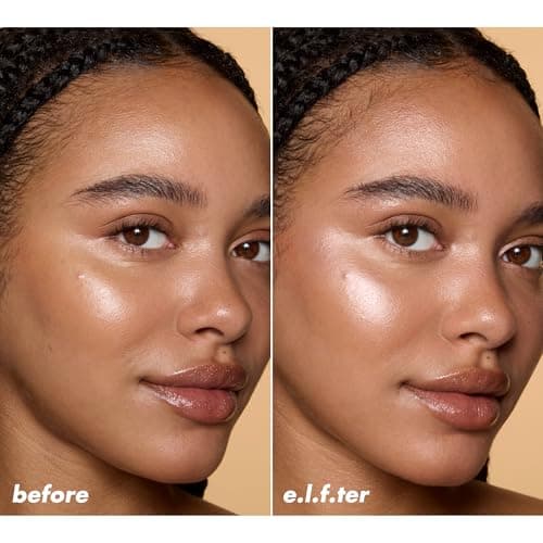 e.l.f. Halo Glow Silky Powder Highlighter, Long-Lasting Luminous Face Finish, Cake-Resistant With Micro-Shimmer, Vegan & Cruelty-Free, Blush Money — view 4