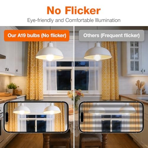 Sylvania ECO LED Light Bulb, A19, 100W Equivalent, Efficient 14.5W, 7 Year, 1450 Lumens, Frosted, 5000K, Daylight - 6 Pack (40884) — view 3