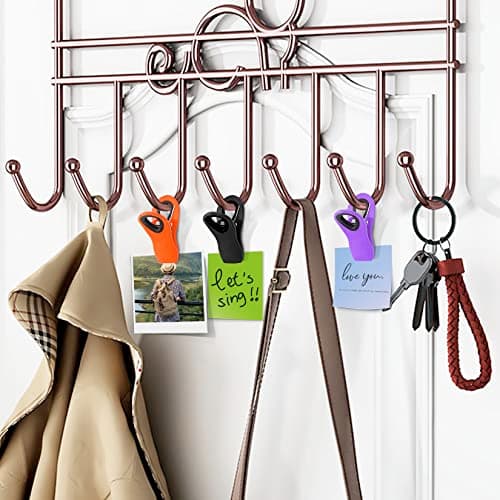 FINDMAG Chip Clips Bag Clips, 12 Pack Bag Clip for Food Storage, Magnetic Chip Clip for Chips, Refrigerator, Kitchen Organization, Office Paper Clamps, Cloth Pins, RV Accessories, Multicolor — view 5
