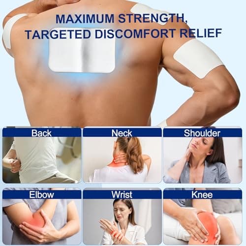 4% Lidocaine Pain Relief Gel Patches, Maximum Strength Topical Analgesic — view 3
