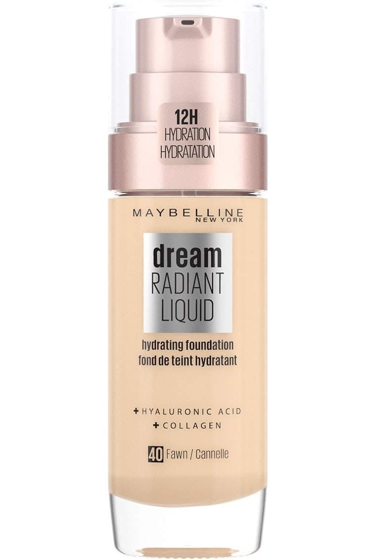 Maybelline Foundation, Dream Radiant Liquid Hydrating Foundation with Hyaluronic Acid and Collagen - Lightweight, Medium Coverage Up to 12 Hour Hydration, 30 Sand — view 23