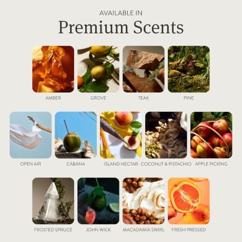 Drift Car Air Freshener - The Original Wood Air Freshener - Car Odor Eliminator - Long Lasting Scent - Auto Accessories - Metal Clip - Essential Oils - Clean Ingredients - Amber Scent Starter Kit — view 3