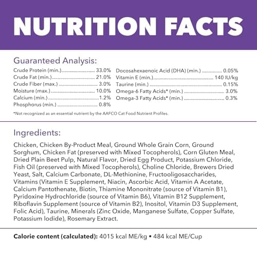 IAMS Proactive Health Kitten Dry Cat Food, Healthy Kitten Food Dry Recipe with Real Chicken in Every Bite, 3.5 Lb. Bag — view 7