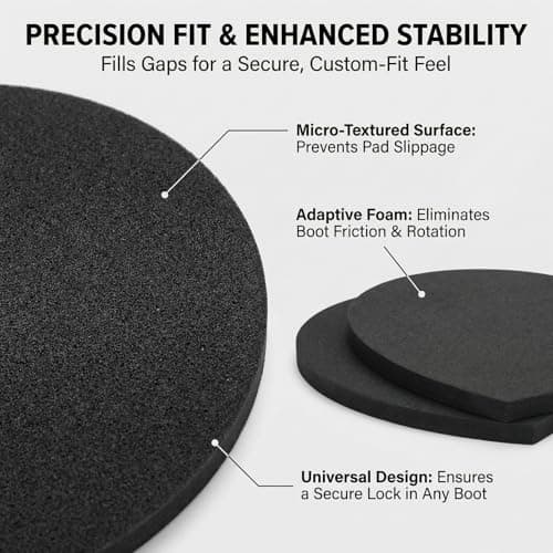 Horse Hoof Balance Pads Trim to Fit Boot Inserts Shock Absorbing Cushion for Asphalt & Rocky Terrain Supportive Pads for Sensitive Hooves & Barefoot Transition 12mm Thick Black 1 Pair — view 4