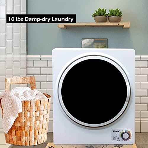 Panda Portable Clothes Dryer – 1.5 cu.ft Compact Electric Dryer, 850W, Stainless Steel Tub, 110V – Ideal for Apartments, Dorms & Small Loads — view 6