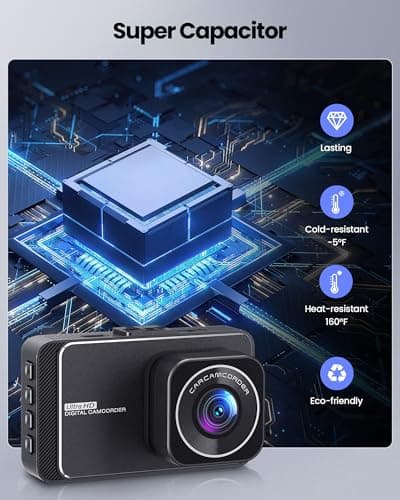 DELLFY Dash Cam Front and Rear Camera with App Control, 4K+2K Dashcams for Cars with 5G WiFi, Night Vision, G-Sensor, Loop Recording & 24H Parking Mode, 170°Wide Angle, 32GB Card — view 6