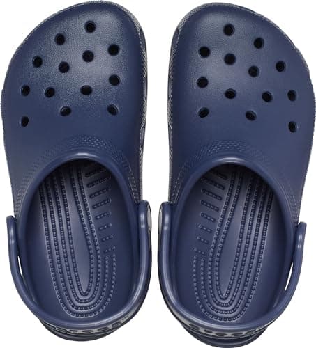Crocs Kids Classic Clog (Toddler) - Clogs for Kids - Synthetic Upper - Ventilation Holes - Round Toe Navy 10 Toddler M — view 3