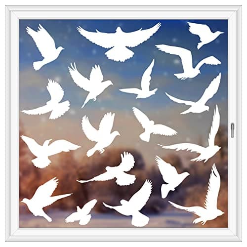 KOCOVIMI 37Pcs Anti-Collision Window Stickers for Birds - Window Decals to Prevent Bird Strikes and Save Birds' Precious Lives