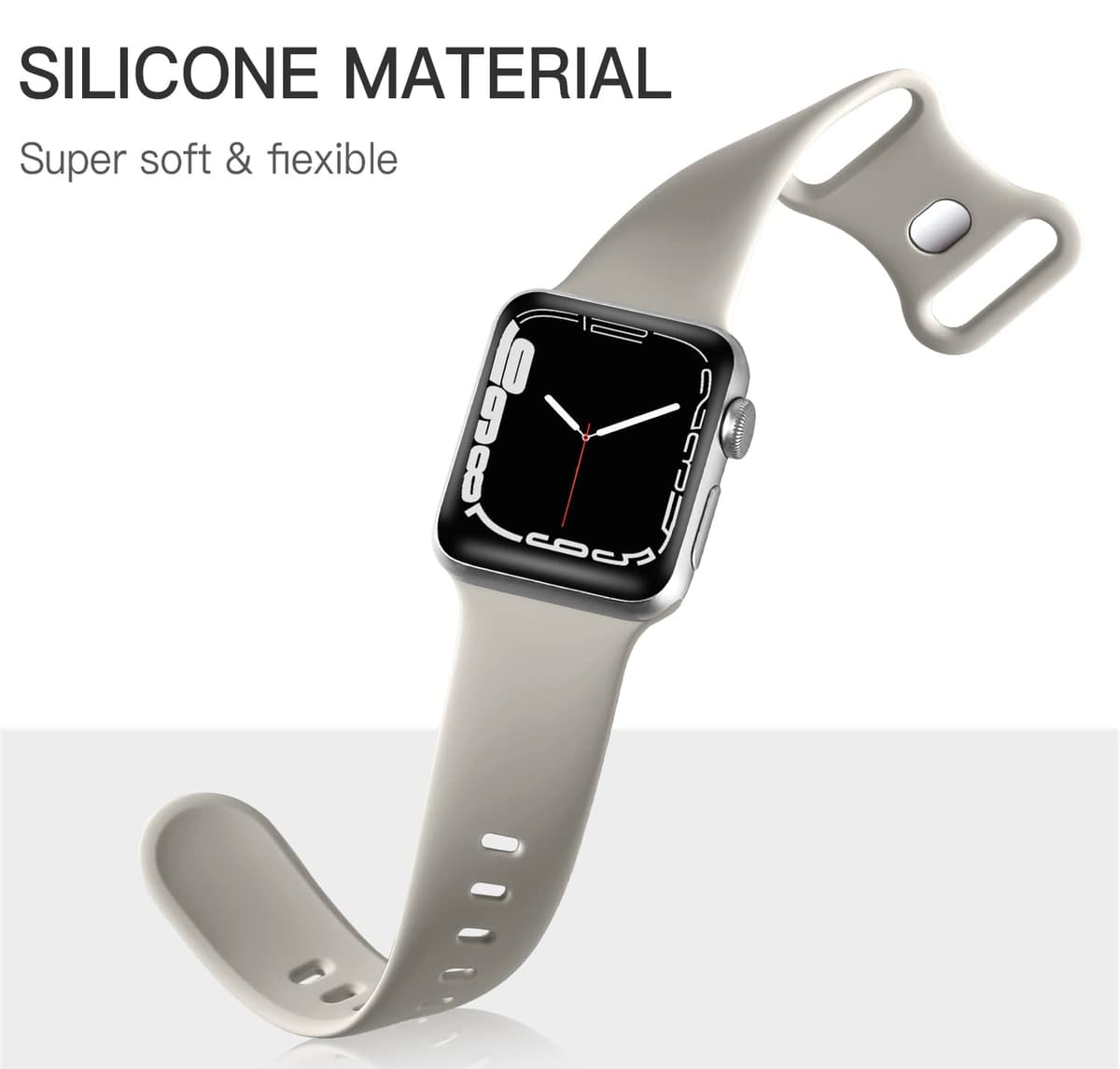 CeMiKa 5 Pack Straps Compatible for Apple Watch Strap 38mm 40mm 41mm 42mm 44mm 45mm 46mm 49mm, Soft Silicone Sport Band for iWatch Series 11 10 9 8 7 6 5 4 3 2 1 SE SE3, Women Men — view 4