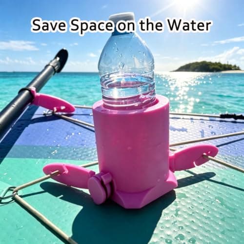4 PCS Holder for Various Kayak Paddle Board Clips (Black) — view 2