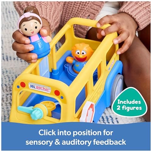 Ms. Rachel Official My First Learning Electronic School Bus with 2 Figures, Music & Sounds, Educational Toys & Toddler Toys for Girls & Boys Ages 1-3+ — view 4
