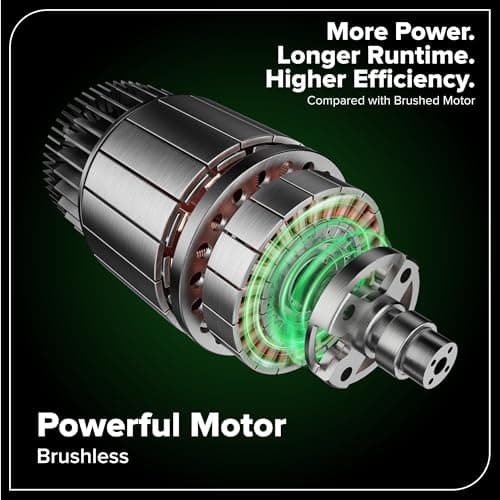 Greenworks 80V 21" Self-Propelled Cordless Lawn Mower – Brushless Motor, LED Lights, 4.0Ah Battery & Rapid Charger (75+ Compatible Tools) — view 3