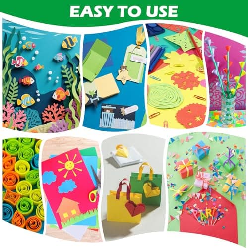 160 Sheets 5" X 7"Colored Cardstock, 80 Assorted Colors 180GSM/65LB Construction Paper Card Stock for Card Making, DIY Crafts, Kids School Supplies, Party Decorations & Printing — view 6