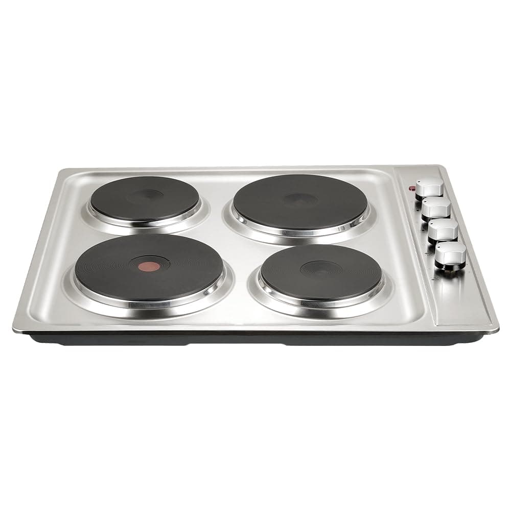 Cookology Oven & Hob Bundle - 60cm Built In Electric Static Oven with Solid Plate Hob — view 3