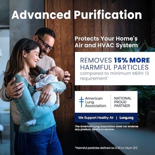 Genuine AprilAire 213 Replacement Filter for AprilAire Whole-House Air Purifiers - MERV 13, Healthy Home Allergy, 20x25x4 Air Filter (Pack of 1) — view 3