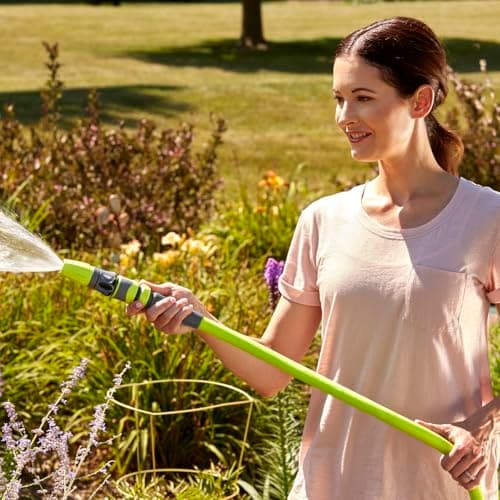 Flexzilla Garden Hose 5/8 in. x 50 ft., Lightweight All-Weather Water Hose, Durable and Flexible, Leak-Free Connections — view 4