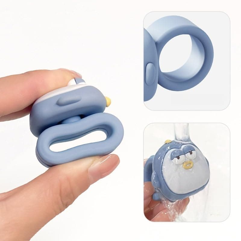 3 almohadillas de silicona para manija de puerta, protector de pared, protector de puerta, protector de perilla anticolisión para ventana del hogar y dormitorio (blanco, azul y caqui) — view 3