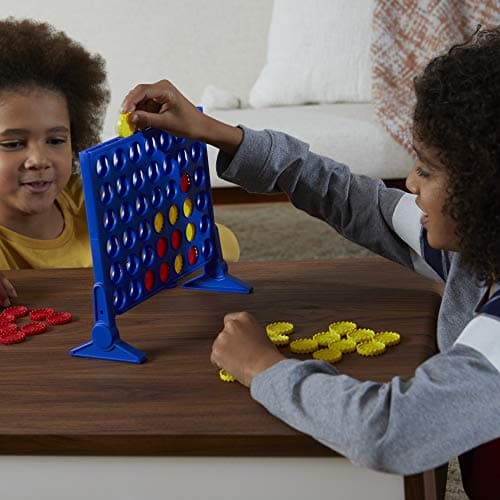 Hasbro Gaming Connect 4 Classic Grid, 4 in a Row Game, Strategy Board Games for Kids, 2 Players for Family and Kids, Easter Gifts for Boys and Girls, Ages 6+ — view 3