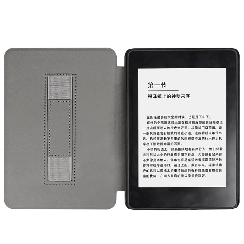 Funda para 6" Kindle (10.ª Generación - 2019) - PU de Primera Calidad Estuche con Correa de Mano y Automática Reposo/Activación Función(Modelo: J9G29R) — view 2