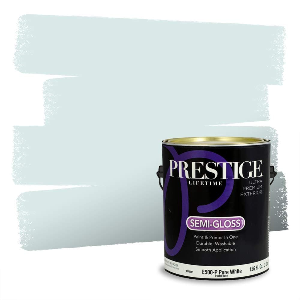 PRESTIGE Paints Interior Paint and Primer In One, 1-Gallon, Semi-Gloss, Comparable Match of Valspar* Dewdrop* — view 1371