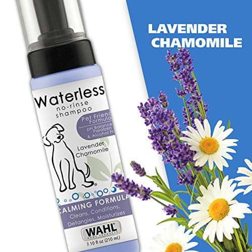 Wahl USA Pet Friendly Waterless No Rinse Shampoo for Animals – Lavender & Chamomile Scented - Cleaning, Conditioning, Detangling, & Moisturizing Shampoo for Dogs – 7.1 Oz - Model 820014A — view 5
