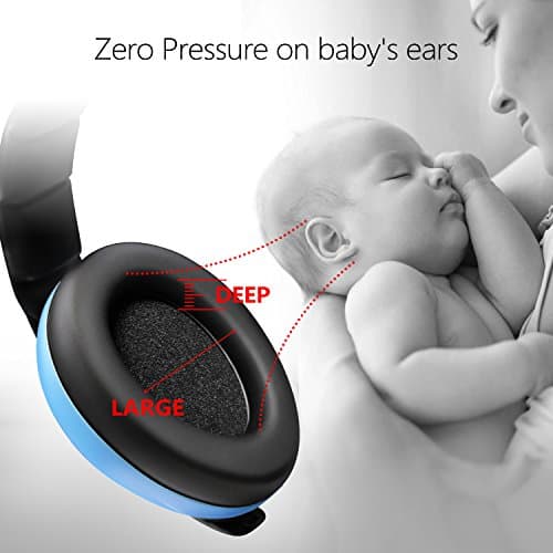 BBTKCARE Baby Ear Protection Noise Cancelling HeadPhones for Babies for 3 Months to 3 Years (Blue) — view 5