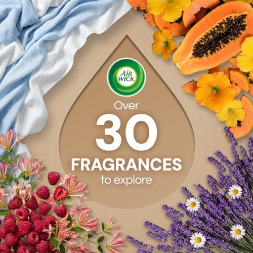 Air Wick Plug in Scented Oil Starter Kit, 2 Warmers + 6 Refills, Lavender & Chamomile, Eco Friendly, Essential Oils, Air Freshener — view 9