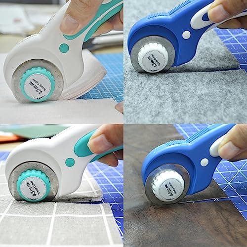 HEADLEY TOOLS 45mm Rotary Cutter Blades 10 Pack Fits Olfa, Fiskars, Replacement Rotary Blade for Arts Crafts Quilting Scrapbooking Sewing, Sharp and Durable — view 5