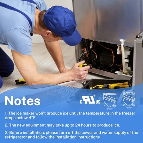 Nurfosttek 2198597 Ice Maker, 185W 115V 60Hz, Fit for Whirlpool, Maytag — view 4