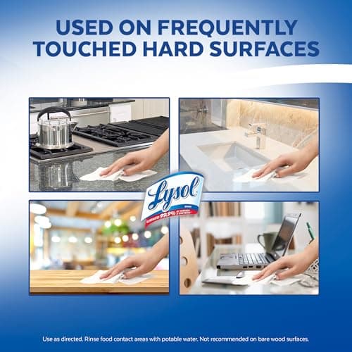 Lysol Thick Strong Disinfecting Wipes, 6 X 75 ct — view 6