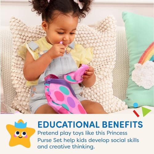 Battat – Play Circle – Makeup & Beauty Set – Dress Up Fashion Accessories – Pretend Play – Princess Purse Set – 3+ Years — view 3