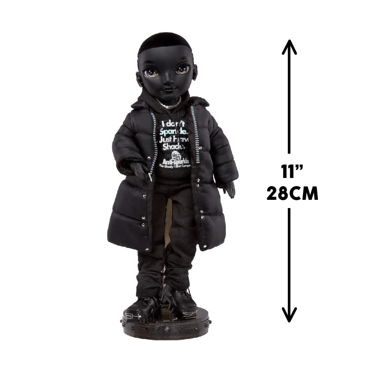 RAINBOW HIGH Shadow High - REXX Mcqueen - Muñeca de Moda de Color Negro con Atuendo de Moda y 10+ Accesorios de Juego Coloridos - para Niños y Coleccionistas Desde los 12 Años — view 3
