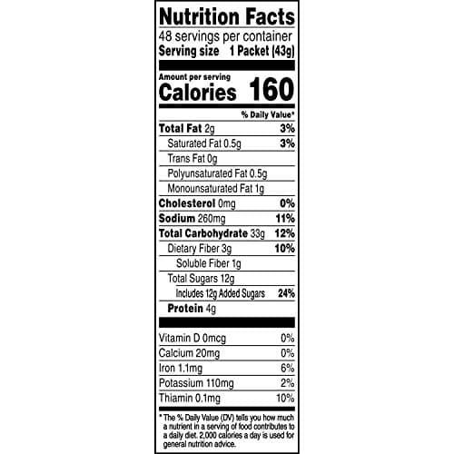 Quaker Instant Oatmeal, Maple & Brown Sugar, Individual Packets, 1.51 Ounce (Pack of 48) — view 6