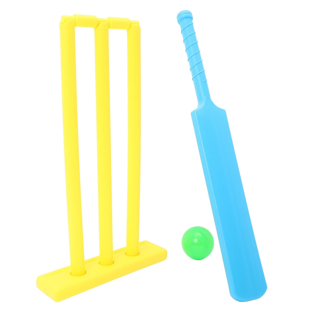 Juego de Cricket Infantil Unisex Plástico Resistente Set Portátil Pelota Color Aleatorio para Exteriores Playa y Actividades Deportivas al Aire Libre