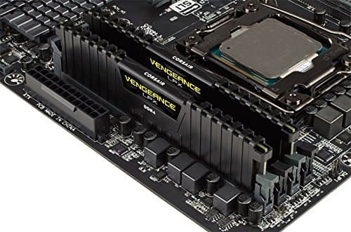 CORSAIR VENGEANCE LPX DDR4 RAM 32GB (2x16GB) 2666MHz CL16-18-18-35 1.2V Intel AMD Desktop Computer Memory - Black (CMK32GX4M2A2666C16) — view 3