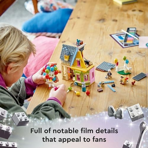 LEGO Disney and Pixar ‘Up’ House, Classic Disney Celebration Building Toy Set for Kids and Movie Fans Ages 9 and Up, A Fun Gift for Fans and Anyone Who Loves Creative Play, 43217 — view 2