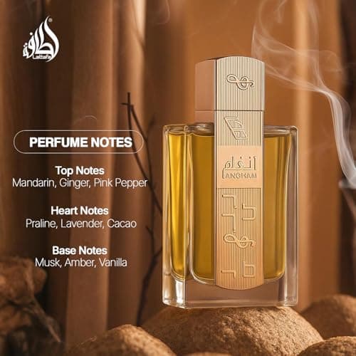 Lattafa Angham - Citrus, Lavender, Musk, Amber, Vanilla - Eau de Parfum Long-Lasting Fragrance for Unisex, 3.40 Ounce / 100 ml — view 4