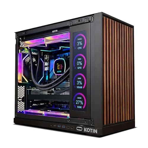KOTIN Prebuilt Gaming PC RTX 5070 12GB, Ryzen 7 9700X, 32GB DDR5, 1TB SSD