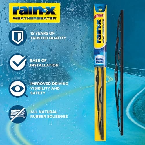 Rain-X 820149 WeatherBeater Wiper Blades, 22" Windshield Wipers (Pack of 2), Automotive Replacement Windshield Wiper Blades That Meet Or Exceed OEM Quality And Durability — view 4
